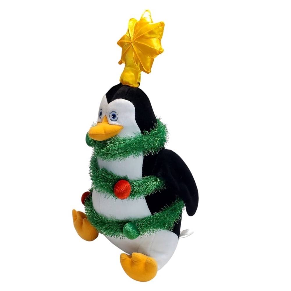 Dream Works Merry Madagascar 15" Christmas Santa Alex Lion Plush 2009